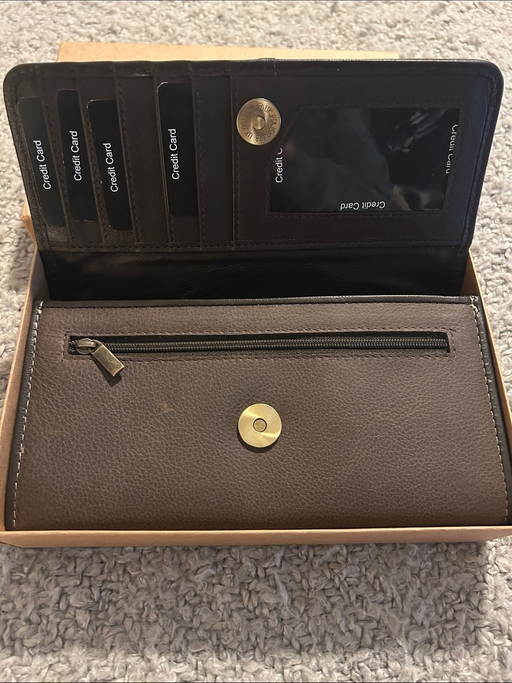 MYRA DANOHUE PEAK WALLET IN TURQUOISE NEW IN BOX - Picture 5 of 9